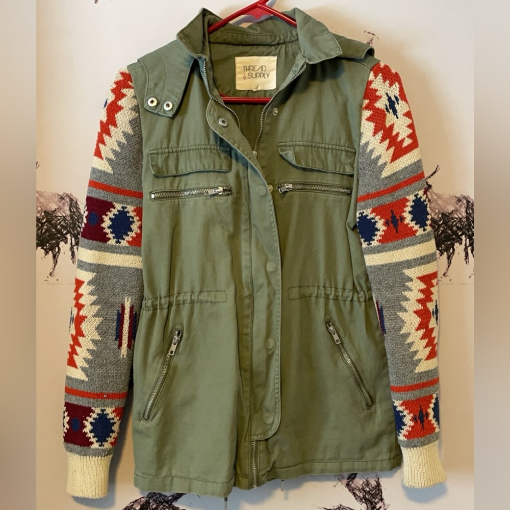 Green Aztec Jacket